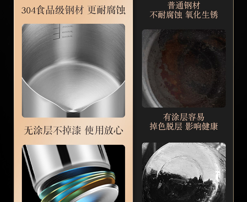 Фритюрница 油炸锅家用小304不锈钢带滤网多功能炸炸壶省油炸串锅加深小炸锅