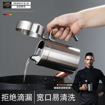 Germany European style 304 stainless steel oil pot oil bottle oil tank pot Kitchen supplies Household large capacity oil pot leak-proof