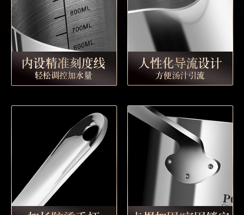 Фритюрница 油炸锅家用小304不锈钢带滤网多功能炸炸壶省油炸串锅加深小炸锅