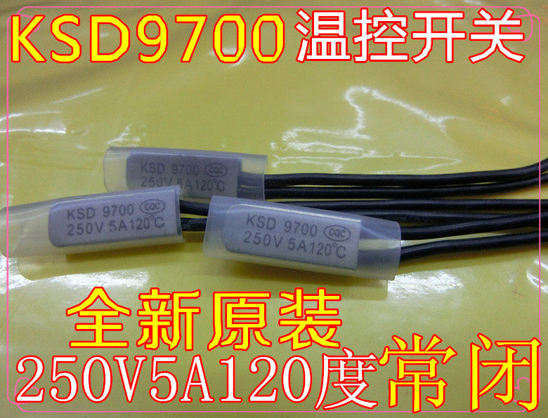 KSD9700 temperature-controlled switch for KSD9700 is often closed