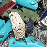 Модная универсальная ключница, в корейском стиле, из натуральной кожи