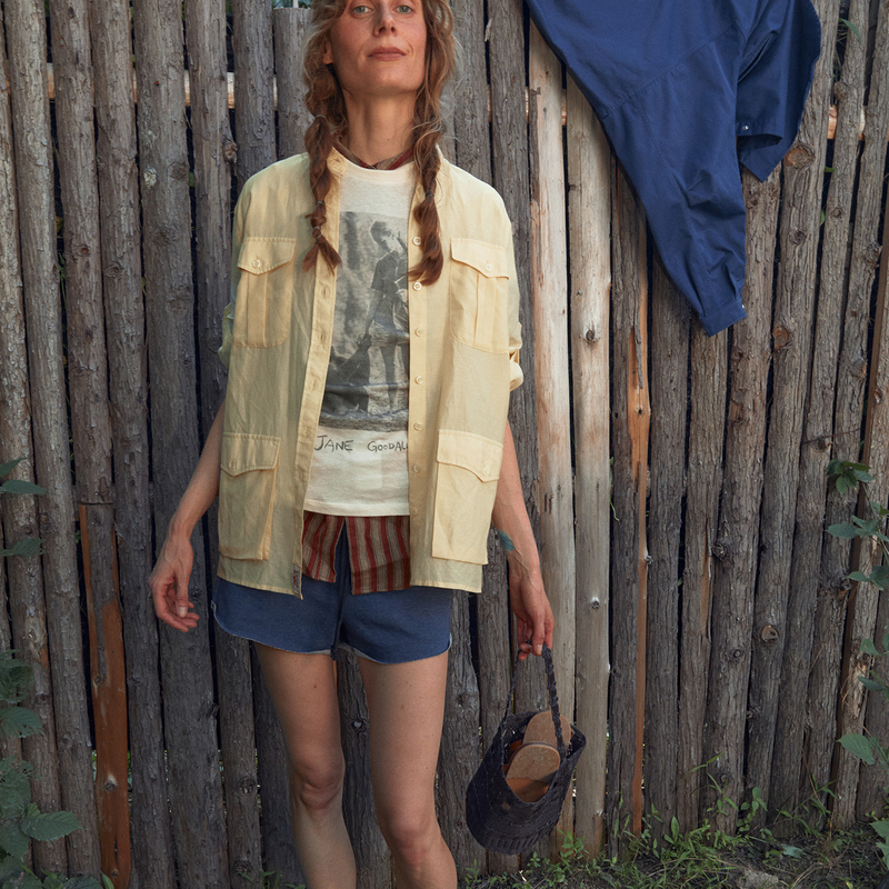 Juriho Explore the Heart of Madagascar | Madagascar Functional Hunting Fitted Cotton Silk Shirt
