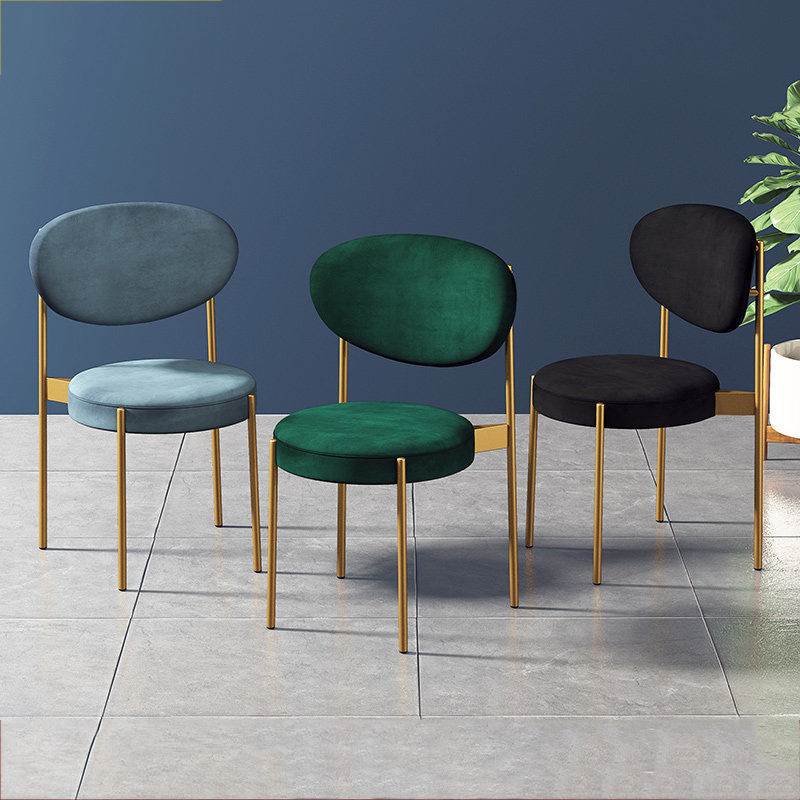 Clothing shop household chair simple backrest creative dining chair wedding photography leisure room dining table hotel stool