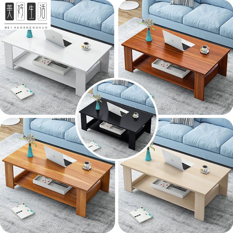 Multifunctional minimalist tea table table eating tea table modern living room small tea table edge a few coffee tables
