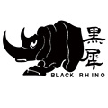 黑犀护具的LOGO