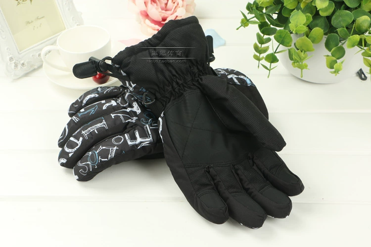 Găng tay trượt tuyết siêu ấm, nam và nữ, đi xe ngoài trời, xe máy, trượt băng, trượt băng, chống giật gân, gió và lạnh