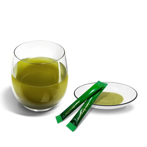 Япония Scophil Barley Ruo Yaaqing Juice 100 пакетов добавки диетического волокна матча вкус прозрачный сок порошок