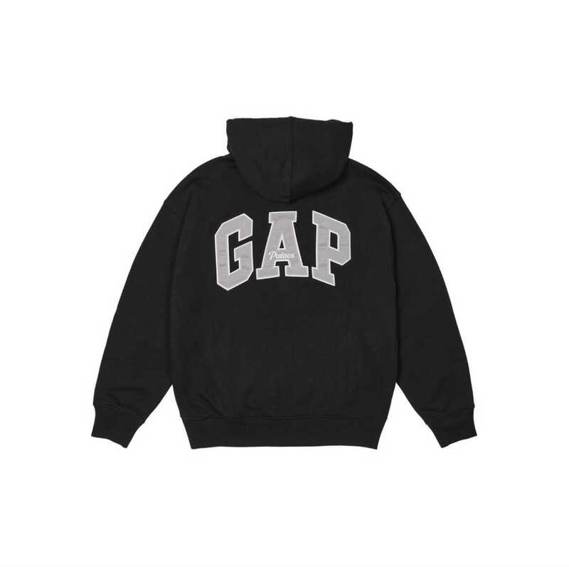 Palace Collaboration Embroidered Letter Hoodie Pullover Loose Long-Sleeve Unisex Hoodie Same Style as Pei Xiuzhi Trendy
