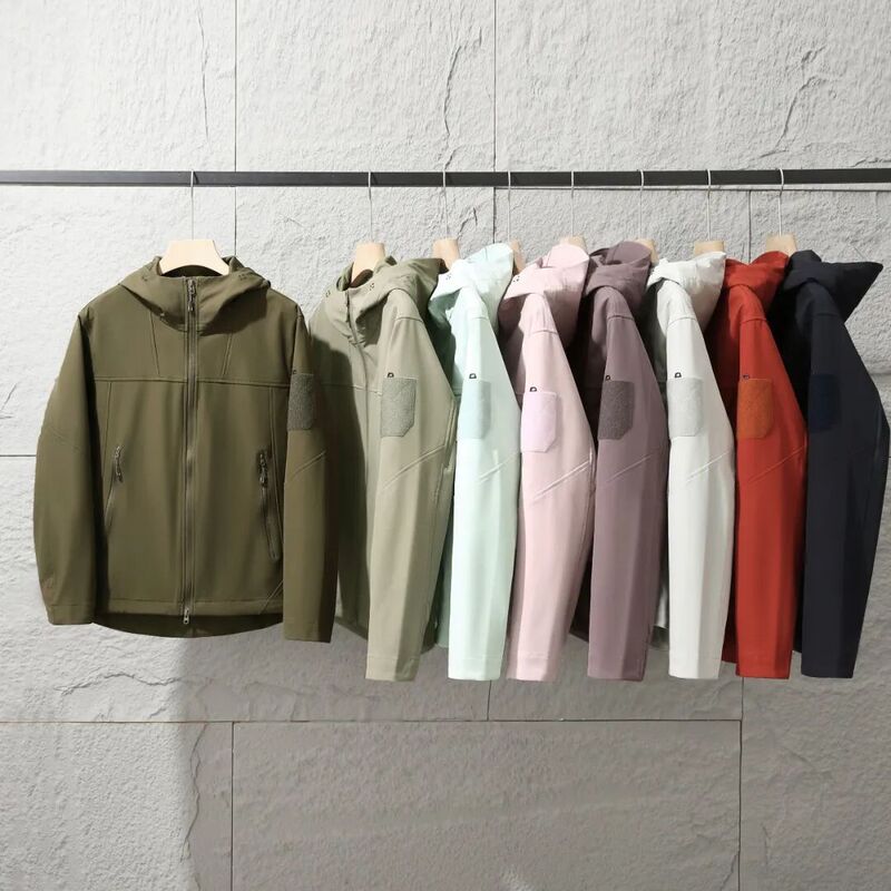 A Game-Changer! Windproof and Water-Resistant! 3D Cut! Trendy Autumn Outdoor Hooded Softshell Jacket for Men and Women A Game-Changer! Windproof and Water-Resistant! 3D Cut! Trendy Autumn Outdoor Hooded Softshell Jacket for Men and Women