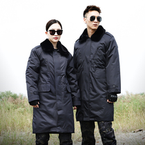 Military cotton coat mens extended duty cold-proof cotton-padded jacket wind-proof warm cotton-padded jacket