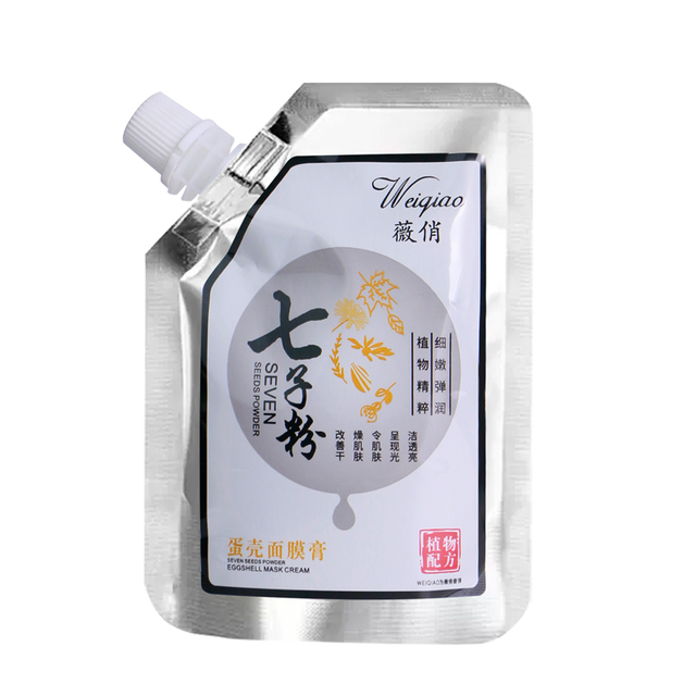 3件！【薇俏】七子粉蛋壳面膜100g*3