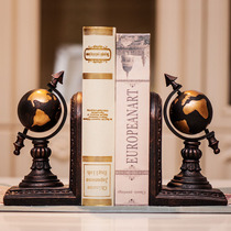 Globe Pendulum Pieces Home Furnishing Desk Face Decorations Book House Creative Bookcase Books Stand By Boy Gifts