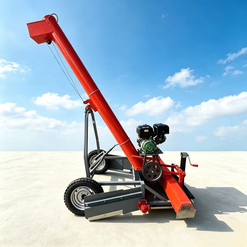 Roadside Grain Loading Machine, Drying Field, Road-Mounted High-Throw Grain Harvester