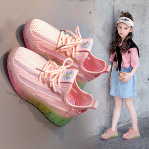 女童夏季运动鞋防滑儿童椰子鞋透气男童鞋子