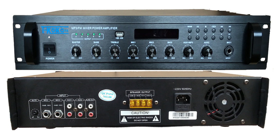 MP3 FM combined amplifier T-KOKOPA TKOKOPA campus radio USB amplifier AP-1000M