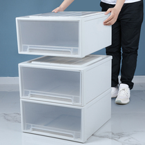 Storage box drawer type multi-layer plastic storage box household clothes finishing box artifact wardrobe storage cabinet