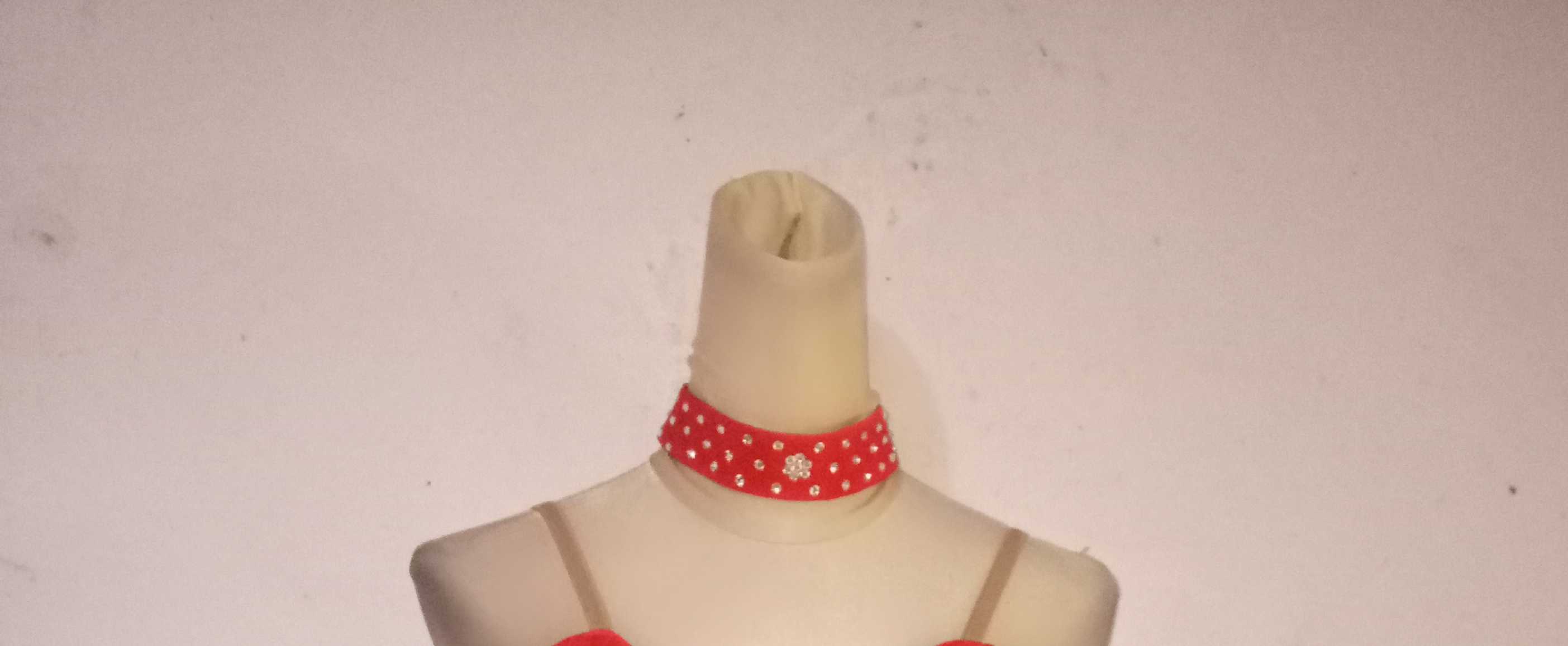 Three-step sailor dance modern dance ballroom accessories bib neck collar ornament