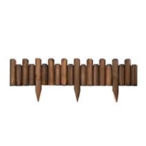 Embalming wood fence garden fenced outdoor patio Flower altar inserts small fence outdoor decorated wood stump fence guard rail