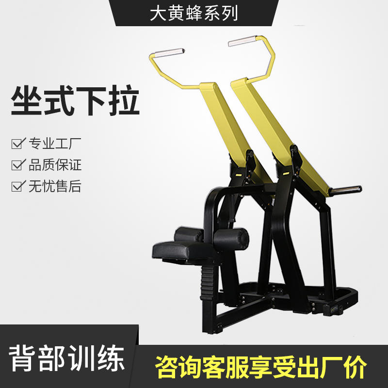 Great Bumblebee Fitness Equipment Sitting Type Dropdown Training Humvee Strength Commercial Shoulder Back Chest Hip Leg Gym Special