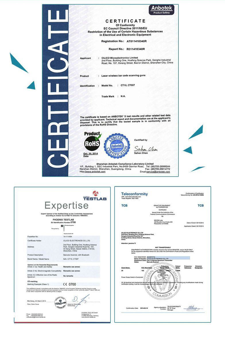 Avatar CT007X máy quét mã vạch có dây và không dây siêu thị súng ngắn thể hiện thanh súng đặc biệt nhạy cảm - Thiết bị mua / quét mã vạch