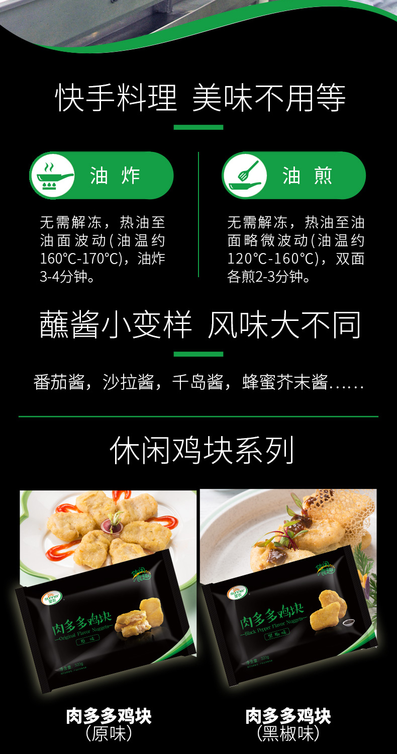 G20峰会供应商 圣农 上校鸡块 320g*5袋 图4