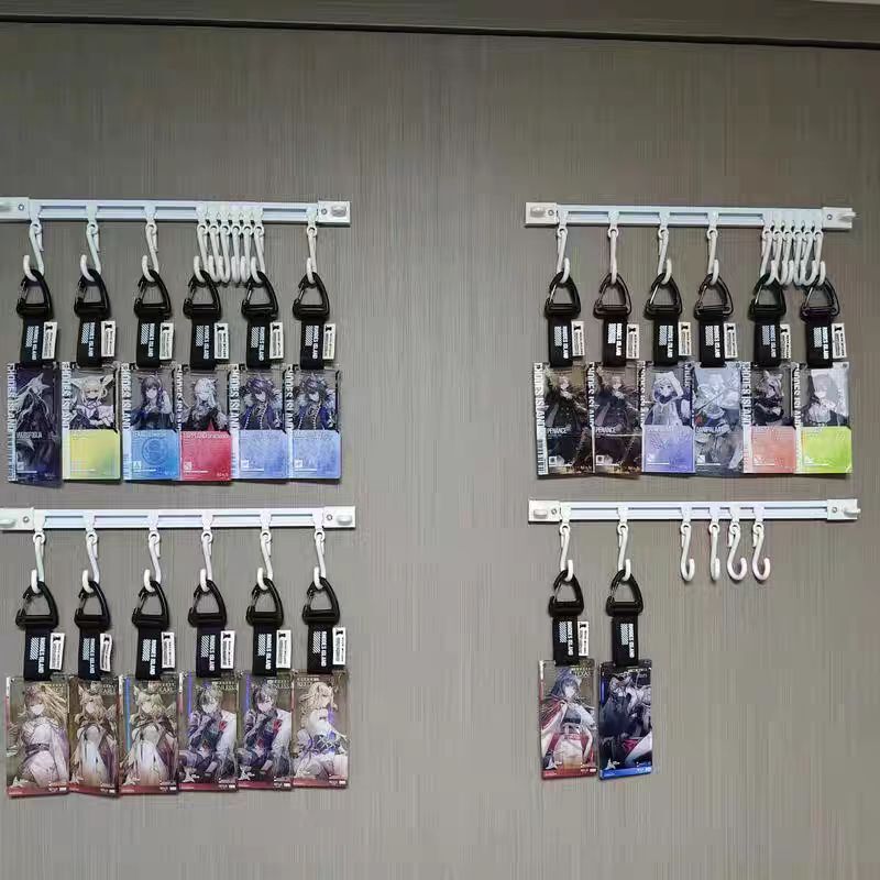Wall-Mounted Arknights Pass Display Rack, No-Drill Wall Hanging, Anime Game Merchandise Wall Hook Storage Rack Wall-Mounted Arknights Pass Display Rack, No-Drill Wall Hanging, Anime Game Merchandise Wall Hook Storage Rack