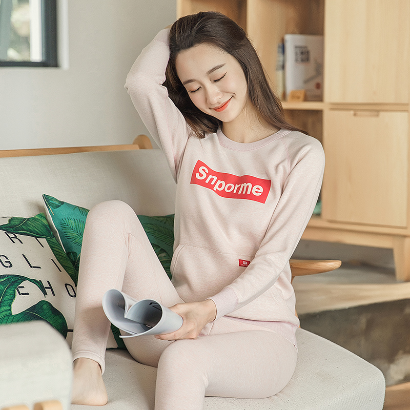 Dày lót nhung ấm womens phù hợp với mùa đông trung niên sinh viên cũ bông áo len cỡ lớn nhiệt làm nóng nhiệt vào cuối mùa thu quần