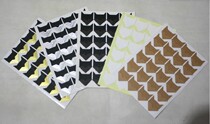  Retro corner stickers Photo corner stickers Photo decoration diy album photo corner stickers 24 pieces 5 colors optional