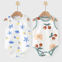 Листья + вишневый мишка [тонкий стиль из чистого хлопка класса А]