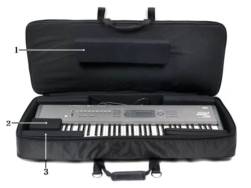 Túi đựng đàn piano điện Bomberman Casio PX-3 PX3 88, túi đựng đàn piano điện, túi đựng dụng cụ bàn phím màu đen - Phụ kiện nhạc cụ