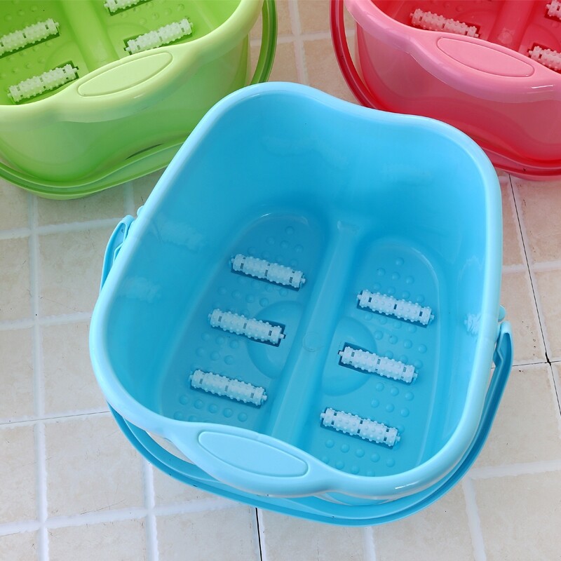Thickened and high foot massage foot bath tub wash foot basin basin plastic foot bath tub