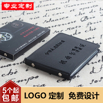 Customized logo lettering drivers license holster motor vehicle driving certificate set 2-in-1 drivers license set