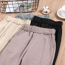 Girl Pants 2022 New Spring Autumn Thin style Ocean Gas Casual Sports Children male CUHK Tong Baby Harun Long pants