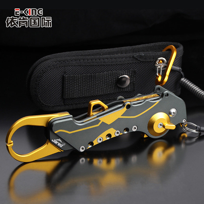 Iken International Folding Luya pliers with weighing fish controller Luya fish controller set multi-functional fishing pliers hook pick pliers