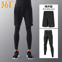 361 ° Basketball Tight Pants Suit Men Running Sports Training Gym Shorts High Bounce Speed Dry Underpants