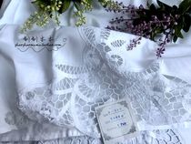 Career change clearance promotion foreign trade export British pure cotton handmade Beliali lace embroidered fabric long pillowcase large pillowcase
