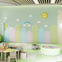 Sales department soft wall stickers anti-collision soft bag wall surrounding background wall kindergarten soft bag decorative wall self-adhesive soft bag stickers