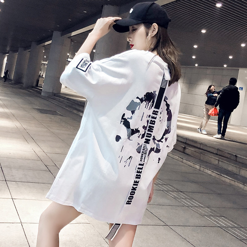 Women's clothing 2022 new European stock big version T-shirt women's net red identical cec short sleeves Loose Foreign Pie's Chains Chauffins