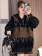 European heavyweight 2025 winter new women's fashionable knitted vest shirts high-end wear beautiful tops trendy