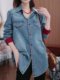 European heavyweight early autumn and summer 2025 new women's denim shirts, jackets, high-end and beautiful tops