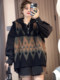 European heavyweight 2025 winter new women's fashionable knitted vest shirts high-end wear beautiful tops trendy