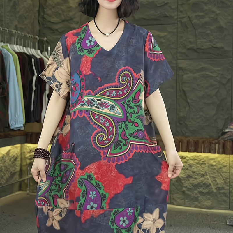 European Style Heavy-Duty Early Spring and Summer 2026 New Women's Fashionable Floral Dress with a High-End Feel and Beautiful Outfit Top