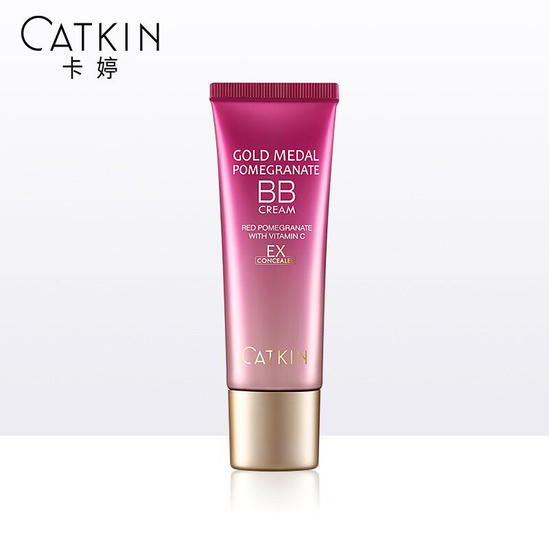 Katin Gold Concealer Red Pomegranate BB Cream Old Packaging Moisturizing Brightening Skin Isolation Foundation Concealer Sticker