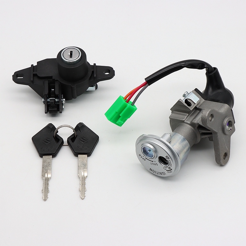 Suitable for Suzuki Qs110T-3-5 Little Dolphin Uz110T Lizi Set of Locks, Seat Cushion, Ignition Key Lock Suitable for Suzuki Qs110T-3-5 Little Dolphin Uz110T Lizi Set of Locks, Seat Cushion, Ignition Key Lock