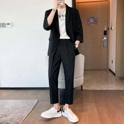 Костюм, дизайнерская летняя куртка, оверсайз, тренд сезона