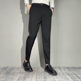 Демисезонные штаны, универсальные повседневные брюки, костюм, свободный прямой крой