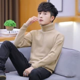 Демисезонный утепленный приятный телу трендовый цветной шерстяной свитер, в корейском стиле