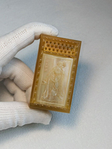 Made by Zhang Shenglin whole horn bamboo larvae box mini sky-facing window chirping insect box larvae box nymph box insect tools