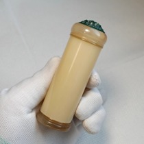 Haipai Insect Tools Kobayashi Kobayashi camel bone inlaid with horns mouth cover and base Bamboo larvae tube song insect jar larvae tube