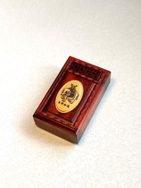 Zhang Shenglin Bamboo Cockroach Box Rosewood Mini skylight window inlaid Bamboo Carved Cockroach Box Chopper Box Insect Tools Ringing Insect Box